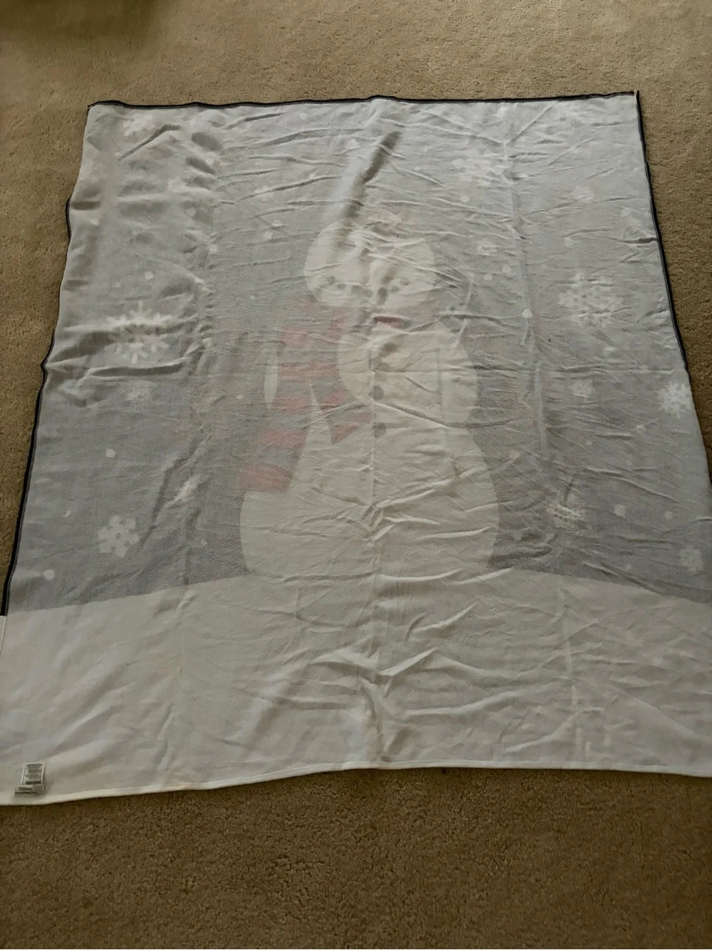 New Walt Disney World snowman blanket